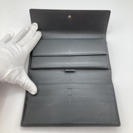  LOUIS VUITTON ルイヴィトン モノグラム・マット ポルトトレゾール・インターナショナル 長財布 M65102 ノワール 箱付