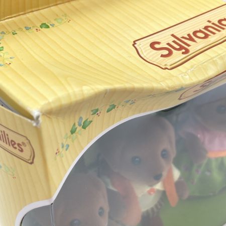  エポック社 シルバニアファミリー チョコレートラブラドールファミリー 海外版 お父さん・お母さん・男の子・女の子