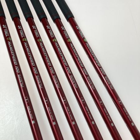  YONEX ヨネックス NANOV ナノブイ SD 5-9.P 6本 アイアンセット NANOSPEED 100 R
