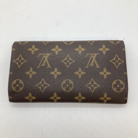  LOUIS VUITTON ルイヴィトン モノグラム ポル卜フォイユ インタ一ナショナル 長財布 M61217 ブラウン
