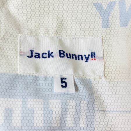  Jack Bunny!! ジャックバニー フルジップブルゾン ジャケット サイズ5 262-1220803 ブロックタイポプリント