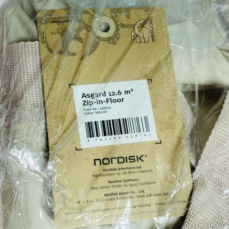  Nordisk Asgard アスガルド 12.6 Zip-In-Floor テント用グランドシート 146017