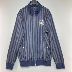 ◎◎ Callaway キャロウェイ ストライプジャージー フルジップ スウェット ブルゾン サイズLL 241-6158502 Bランク