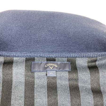  Callaway キャロウェイ ストライプジャージー フルジップ スウェット ブルゾン サイズLL 241-6158502