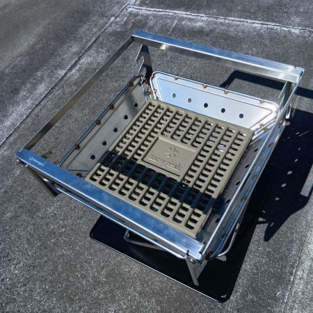  snowpeak スノーピーク 焚火台Mスターターセット グリルブリッジM付 SET-111