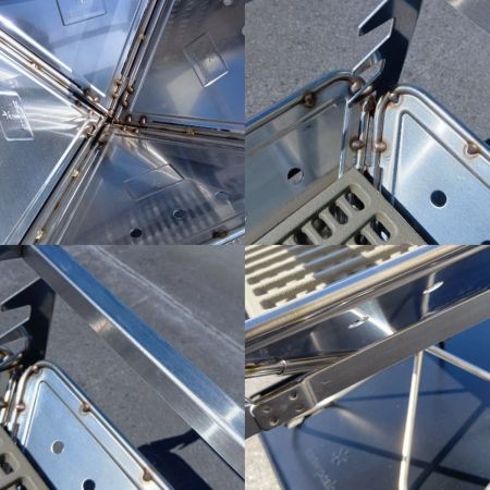  snowpeak スノーピーク 焚火台Mスターターセット グリルブリッジM付 SET-111