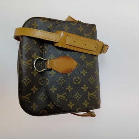  LOUIS VUITTON ルイヴィトン モノグラム サンクルーGM ショルダーバッグ M51242 ブラウン ポケット内ベタつき有