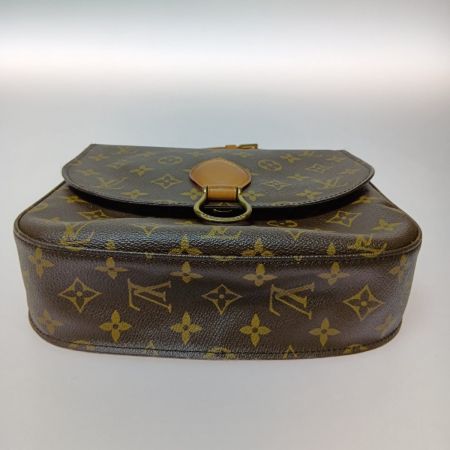  LOUIS VUITTON ルイヴィトン モノグラム サンクルーGM ショルダーバッグ M51242 ブラウン ポケット内ベタつき有