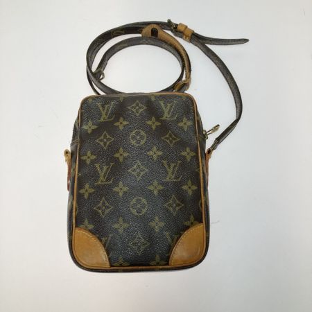  LOUIS VUITTON ルイヴィトン モノグラム ダヌーブ ショルダーバッグ M45266 ブラウン 現状渡し ショルダー根本部分切れ・刻印有