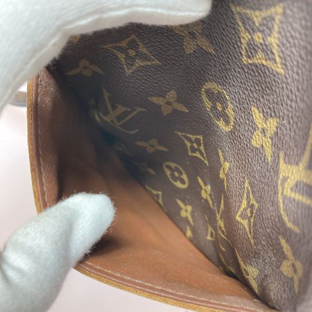  LOUIS VUITTON ルイヴィトン モノグラム ダヌーブ ショルダーバッグ M45266 ブラウン 現状渡し ショルダー根本部分切れ・刻印有