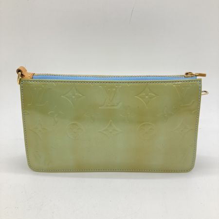  LOUIS VUITTON ルイヴィトン モノグラム・ヴェルニ レキシントン ポーチ M91011 ベビーブルー  紐欠品・変色有
