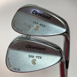 ◎◎ Cleveland Golf クリーブランドゴルフ RTX588  ROTEX-FACE 52° 56° ウェッジ 2本セット Dynamic Gold S200 Cランク