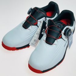 ◎◎ Bridgestone ブリヂストン ゼロ・スパイク バイター ライト ゴルフシューズ 24.5cm SHG350 ホワイト×ブラック Sランク