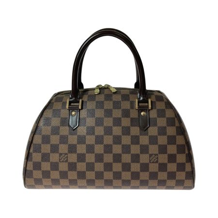  LOUIS VUITTON ルイヴィトン ダミエ リベラMM ハンドバッグ N41434 ブラウン 内側ポケット破れ有