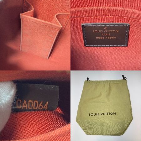  LOUIS VUITTON ルイヴィトン ダミエ リベラMM ハンドバッグ N41434 ブラウン 内側ポケット破れ有