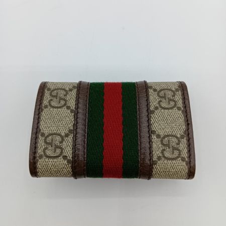  GUCCI グッチ GGスプリーム オフィディア 6連 キーケース 603732 ブラウン 箱・布袋付
