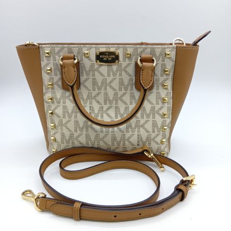  MICHAEL KORS マイケルコース 2WAYショルダーバッグ ハンドバッグ 35F7GD1C1B アイボリー