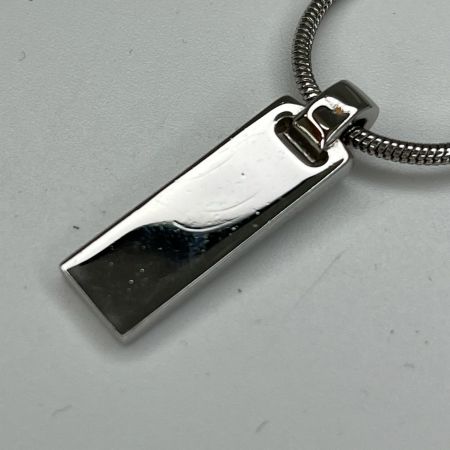 Christian Dior クリスチャンディオール ロゴプレート ネックレス 本体のみ シルバー