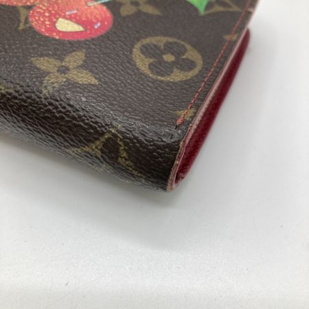  LOUIS VUITTON ルイヴィトン モノグラム チェリー ポルトモネジップ ラウンドファスナー 長財布 M95006 ブラウン