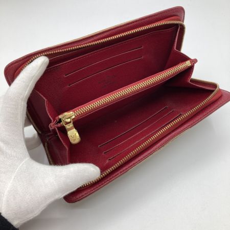  LOUIS VUITTON ルイヴィトン モノグラム チェリー ポルトモネジップ ラウンドファスナー 長財布 M95006 ブラウン