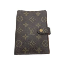 ◎◎ LOUIS VUITTON ルイヴィトン アジェンダ PM 6穴 手帳カバー R20005 ブラウン Cランク