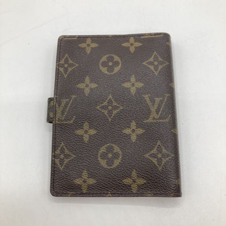  LOUIS VUITTON ルイヴィトン アジェンダ PM 6穴 手帳カバー R20005 ブラウン