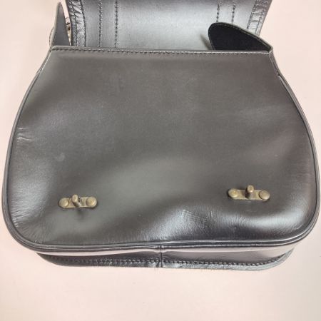  DEGNER レザー サドルバッグ サイドバッグ 本革 ブラック