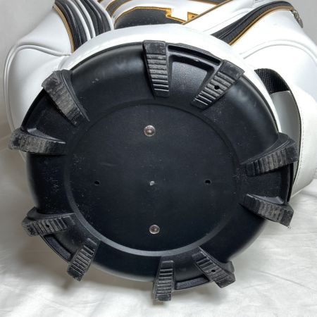  le coq sportif ルコックスポルティフ キャディバッグ 9.5型 3.8kg 6分割 ブラック x ホワイト