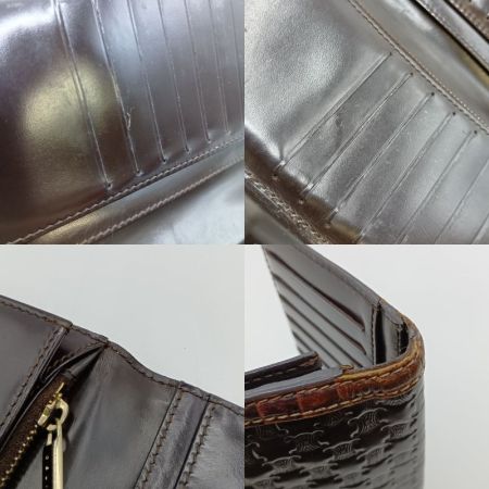  CELINE セリーヌ 2つ折り長財布 財布 ブラウン