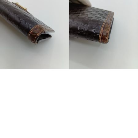  CELINE セリーヌ 2つ折り長財布 財布 ブラウン