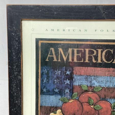  WARREN KIMBLE ウォーレン キンブル AMERICAN AS APPLE PIE 絵画 額付