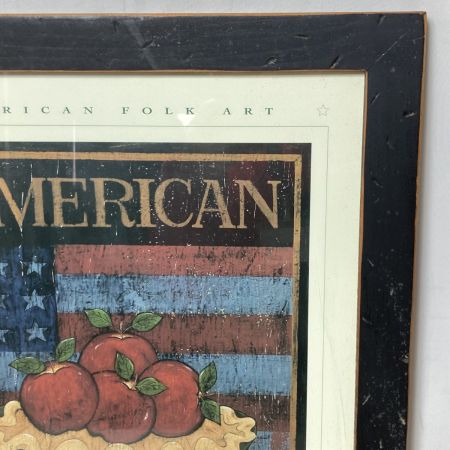  WARREN KIMBLE ウォーレン キンブル AMERICAN AS APPLE PIE 絵画 額付