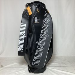 ◎◎ Munsingwear マンシングウェア キャディバッグ 9.0型 47インチ対応 3.1kg  MQBXJJ10 ブラック ENVOY ミックスニット Bランク