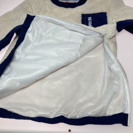  BEAMS GOLF ビームスゴルフ 裏付き ボアフリース プルオーバー Sサイズ ホワイト