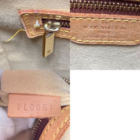  LOUIS VUITTON ルイヴィトン モノグラム ルーピングMM ショルダーバッグ ハンドバッグ M51146 ブラウン