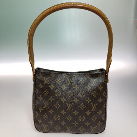  LOUIS VUITTON ルイヴィトン モノグラム ルーピングMM ショルダーバッグ ハンドバッグ M51146 ブラウン