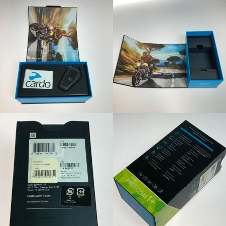  Cardo カルド FREECOM 1+ フリーコム1プラス シングル インカム バイク用
