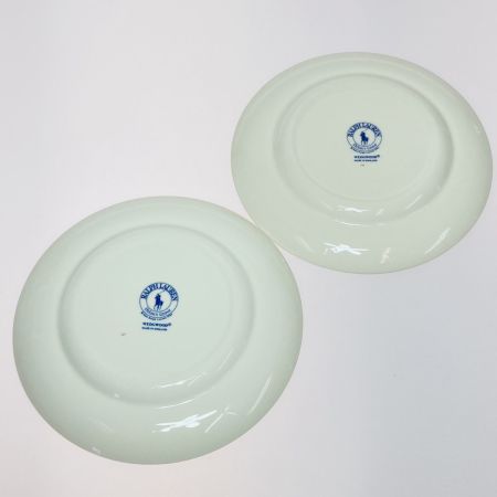  Wedgwood ウェッジウッド Ralph Lauren ラルフローレン プレート 2枚セット 直径20cm