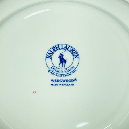  Wedgwood ウェッジウッド Ralph Lauren ラルフローレン プレート 2枚セット 直径20cm