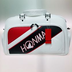 ◎◎ HONMA ホンマ ボストンバッグ  BB12401 ホワイト×ブラック シューズポケット付 Sランク