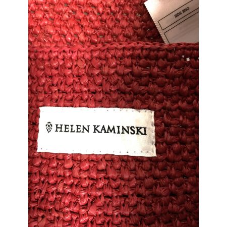  Somes Saddle ソメスサドル ヘレンカミンスキー　ラフィアバッグ　CARILLO トートバッグ  レッド