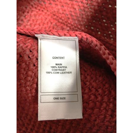  Somes Saddle ソメスサドル ヘレンカミンスキー　ラフィアバッグ　CARILLO トートバッグ  レッド