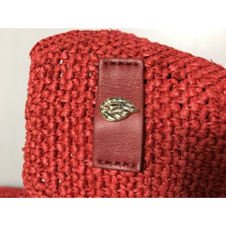  Somes Saddle ソメスサドル ヘレンカミンスキー　ラフィアバッグ　CARILLO トートバッグ  レッド