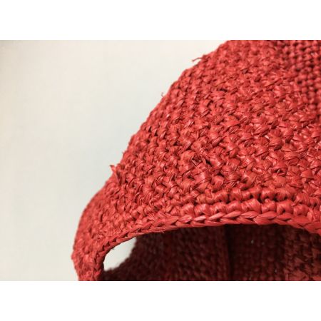  Somes Saddle ソメスサドル ヘレンカミンスキー　ラフィアバッグ　CARILLO トートバッグ  レッド