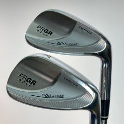 ◎◎ PRGR プロギア 500WEDGE type02 52° 57° ウェッジ 2本セット SPEC STEEL 100 Cランク