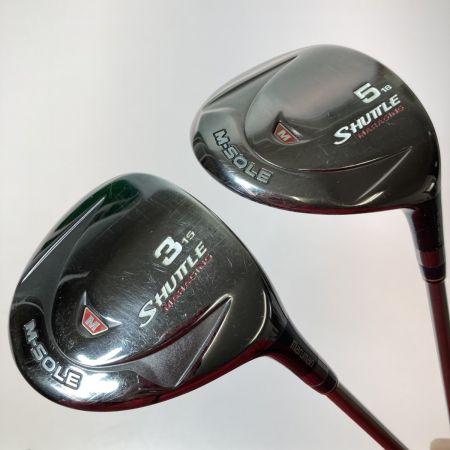  maruman マルマン SHUTTLE MARAGING M-SOLE 3FW 5FW フェアウェイウッド 2本セット