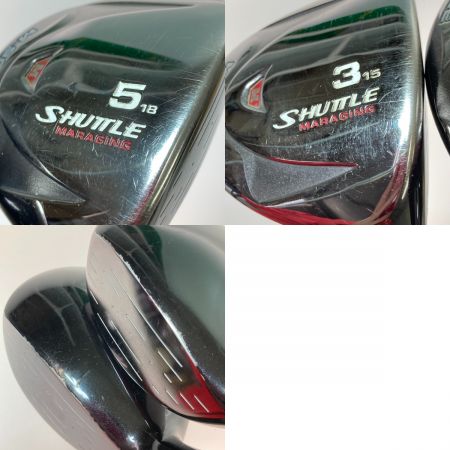  maruman マルマン SHUTTLE MARAGING M-SOLE 3FW 5FW フェアウェイウッド 2本セット