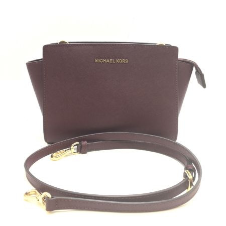  MICHAEL KORS マイケルコース ショルダーバッグ　レザー 35H8GLMM6L ボルドー