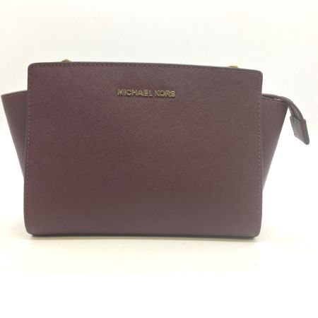  MICHAEL KORS マイケルコース ショルダーバッグ　レザー 35H8GLMM6L ボルドー