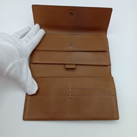  LOUIS VUITTON ルイヴィトン モノグラム ポルト トレゾール インターナショナル 3つ折り 長財布 M61215 ブラウン